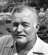 Ernest Hemingway: Schriftsteller, Journalist und Nobelpreisträger für Literatur (1954) Ernest Hemingway: Schriftsteller, Journalist und Nobelpreisträger für Literatur (1954)